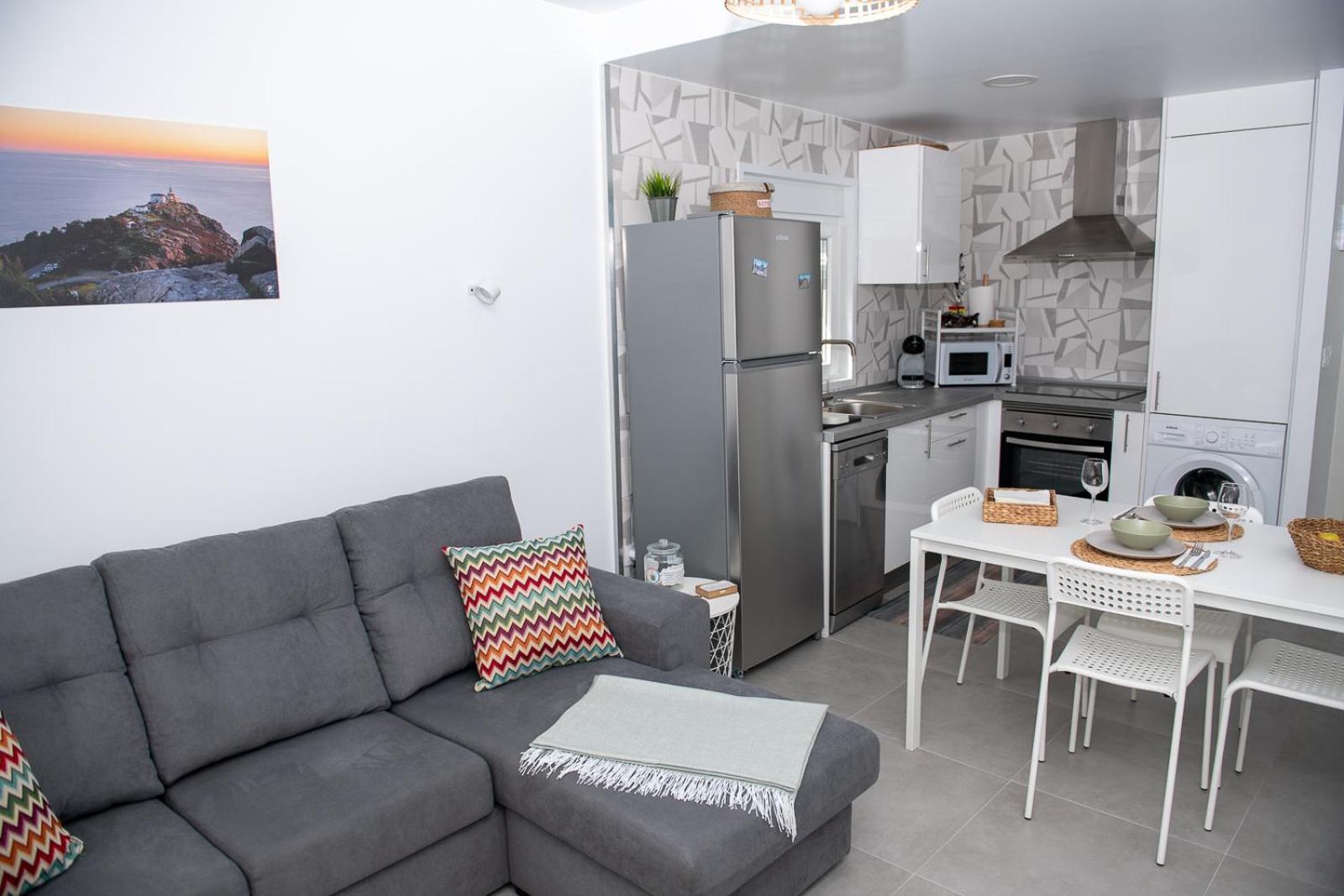 Apartamento O Tranvia En El Centro De Finisterre Exterior foto